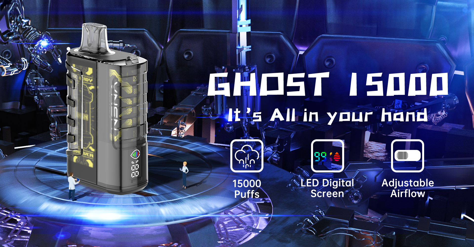VNSN GHOST 15000 DISPOSABLE POD -  - 1