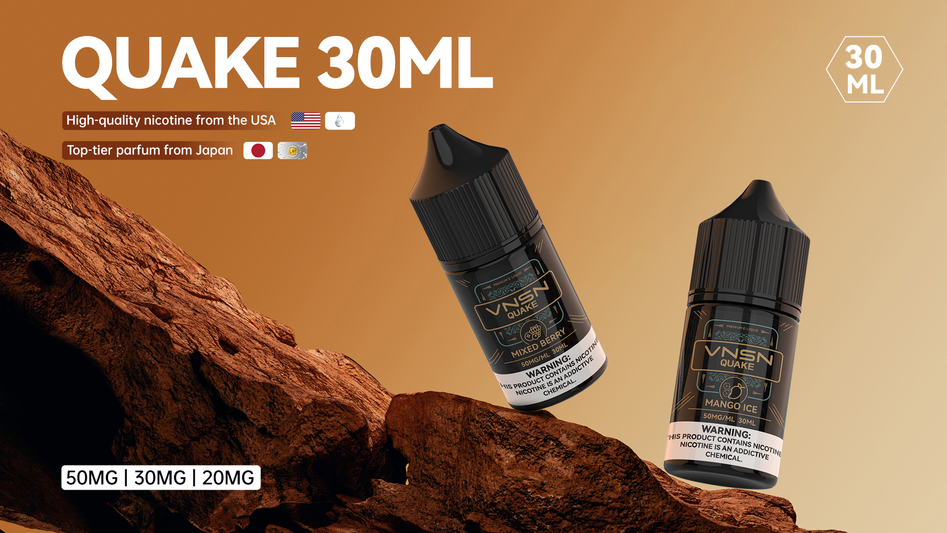 VNSN QUAKE 30ML E-LIQUID -  - 1